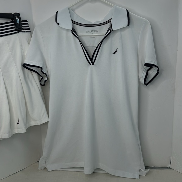 Nautica Polo top and pleated tennis Skirt set - Picture 5 of 14